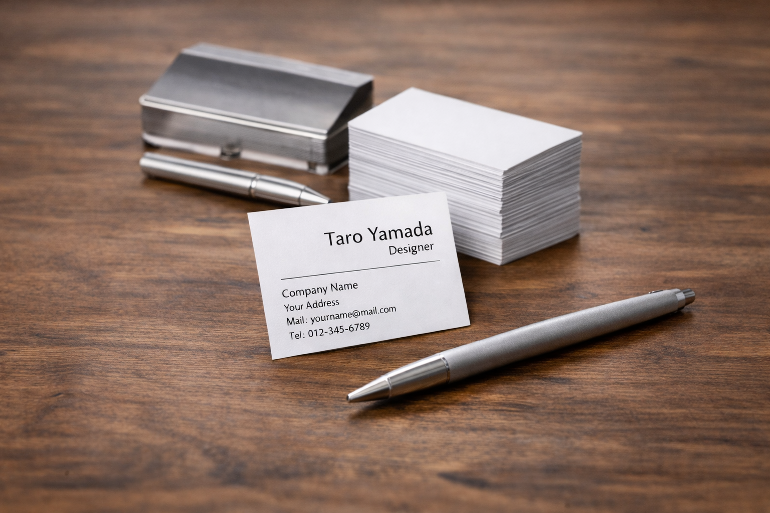 名刺制作のイメージ