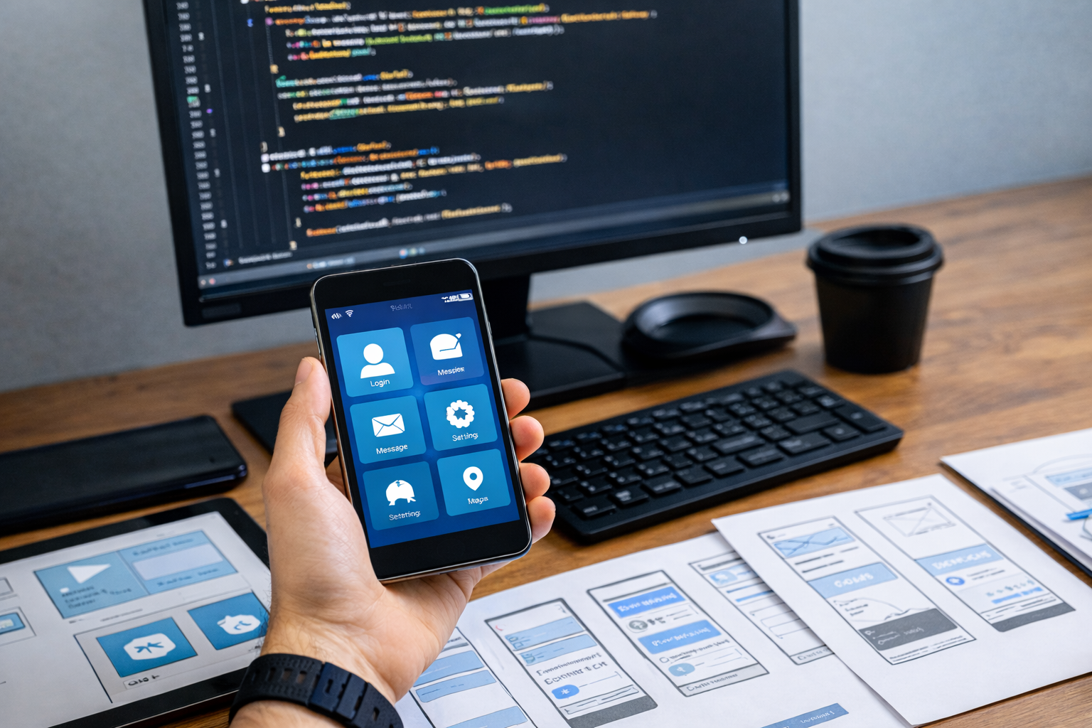 アプリ・システム開発のイメージ